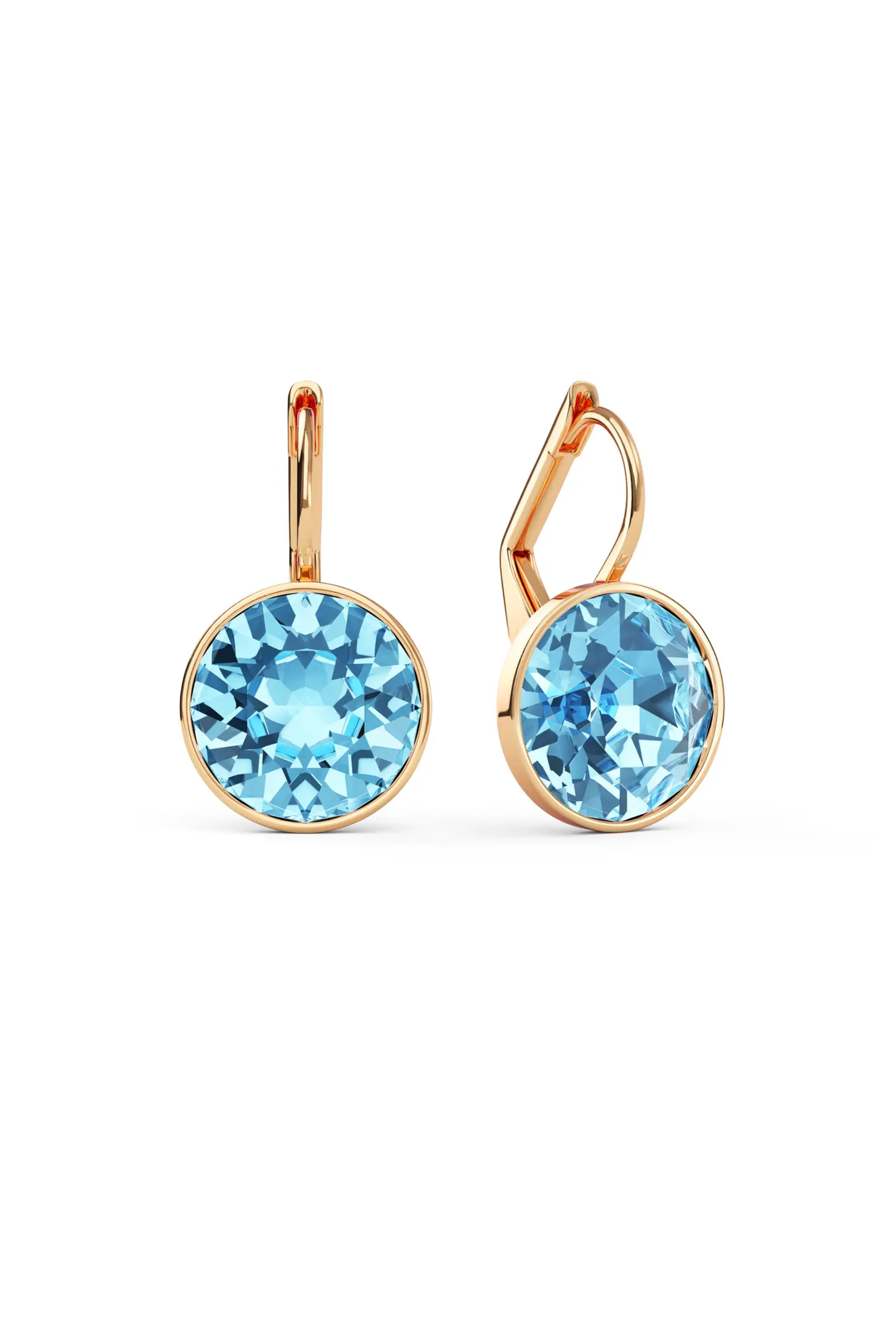 EARRINGS - AQUAMARINE STONE