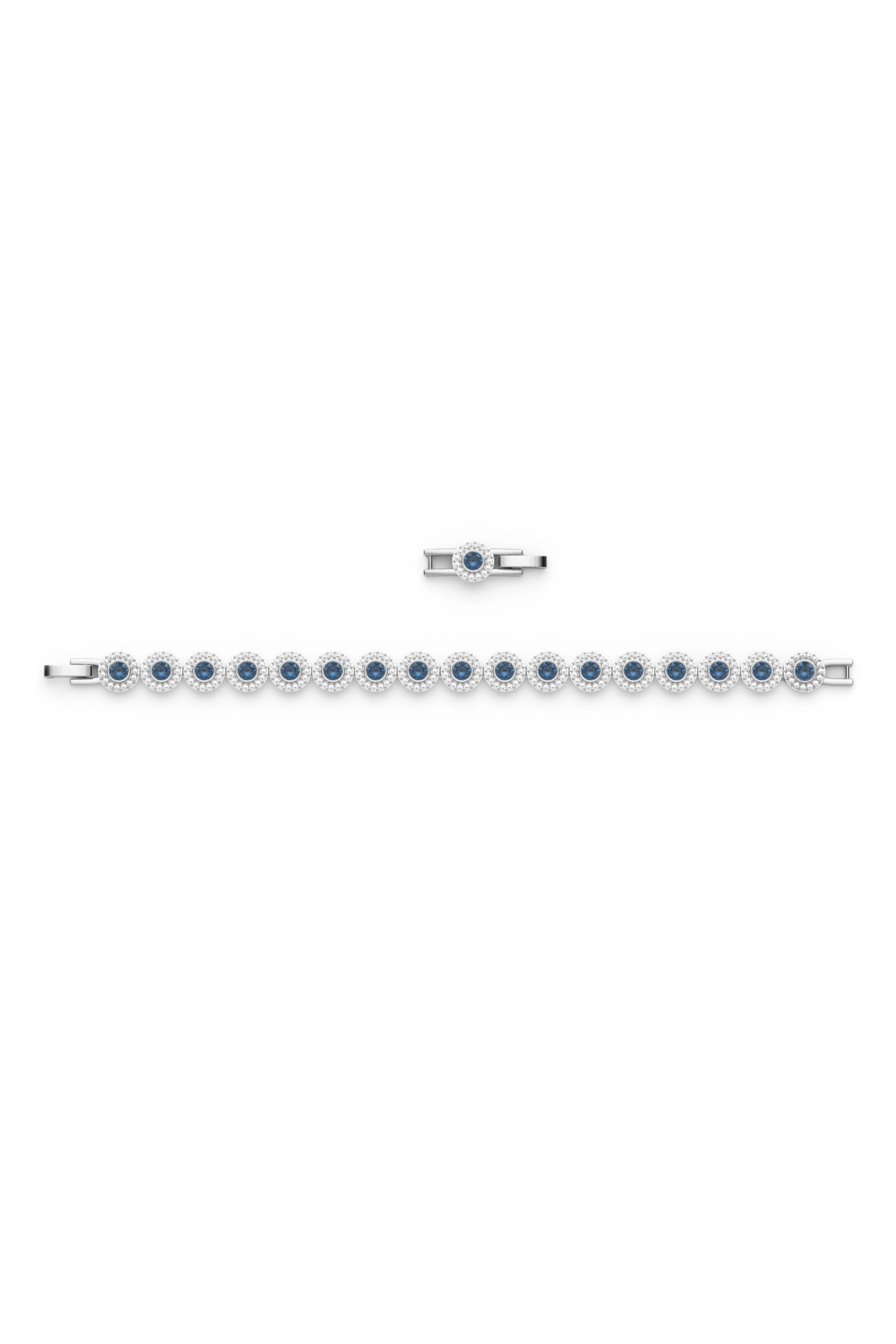 TENNIS BRACELET - DENIM BLUE