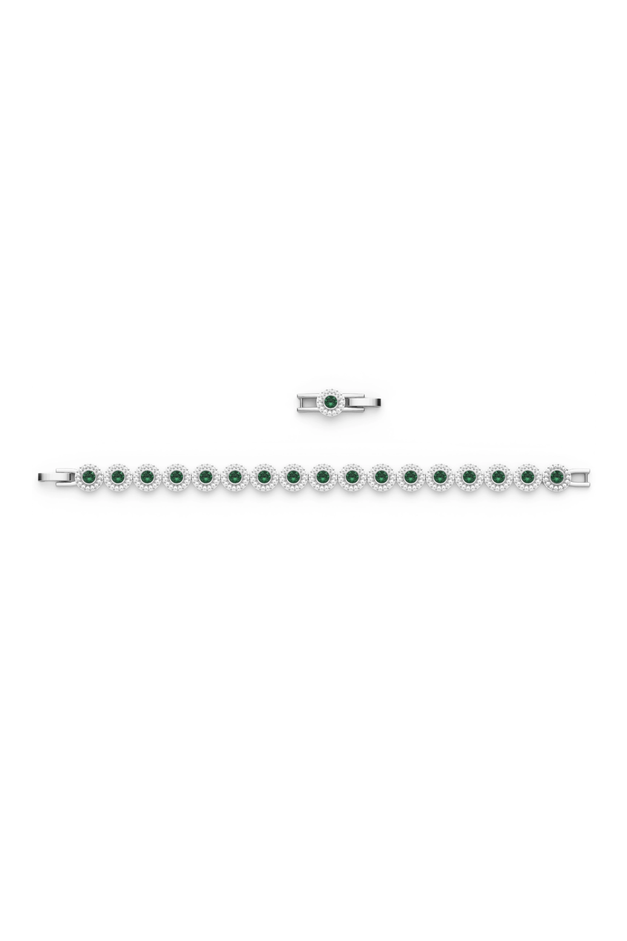 TENNIS BRACELET - EMERALD GREEN