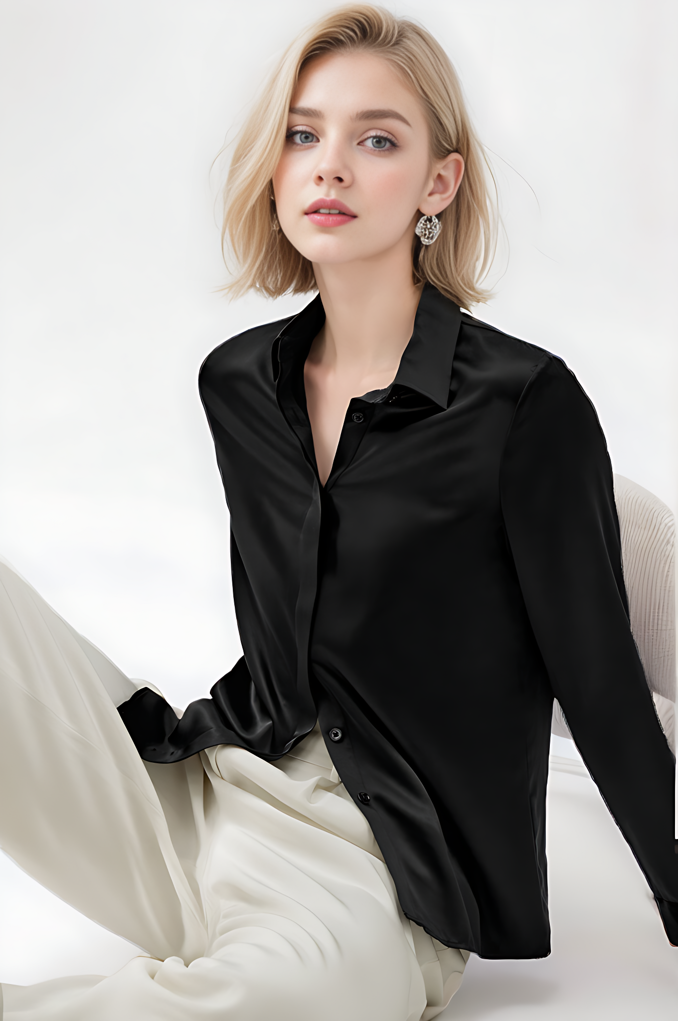 SILK DRESS SHIRT