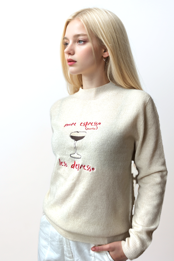 ESPRESSO MARTINI MERINO WOOL SWEATER