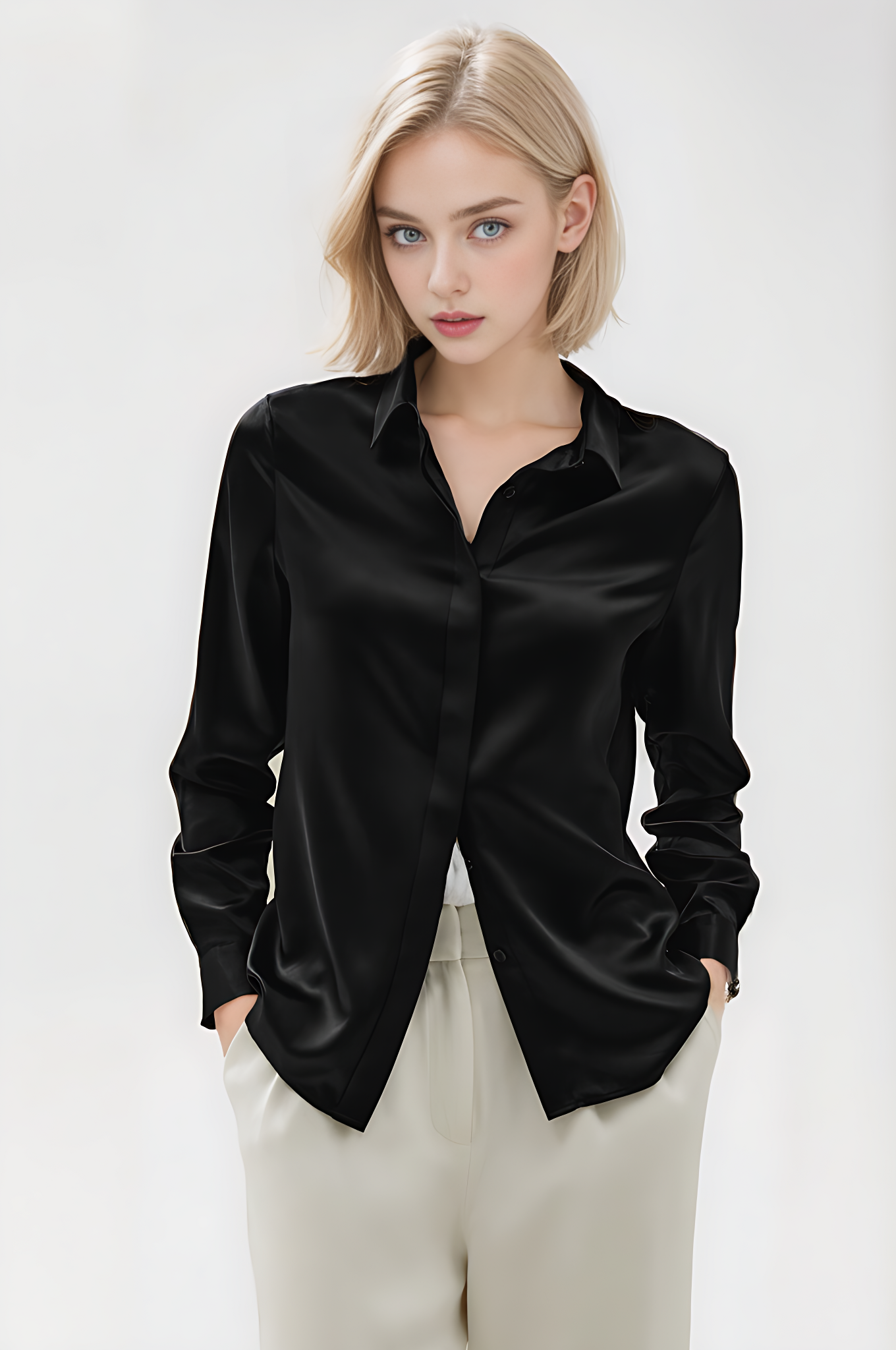 SILK DRESS SHIRT