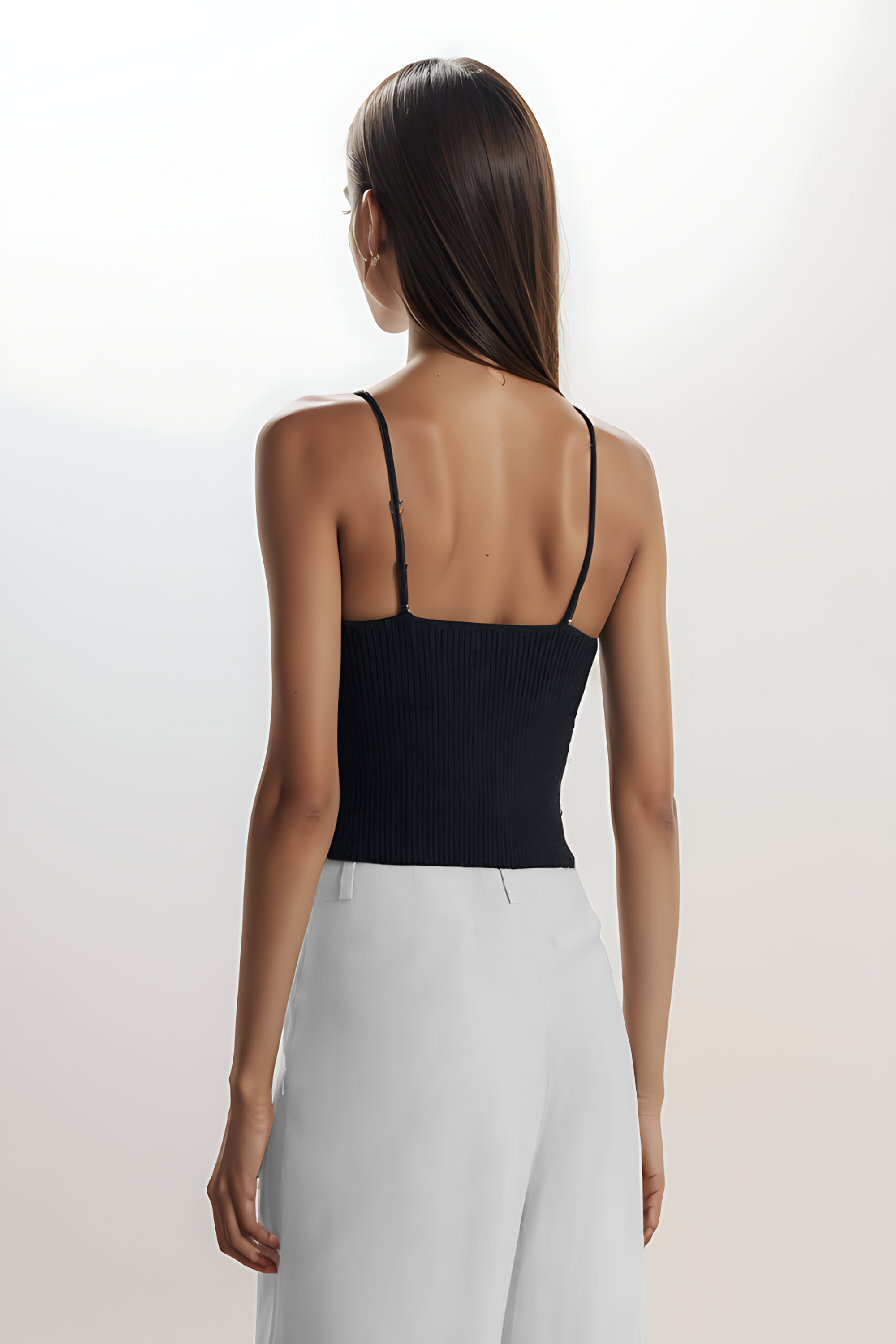 CASHMERE CAMI - BLACK