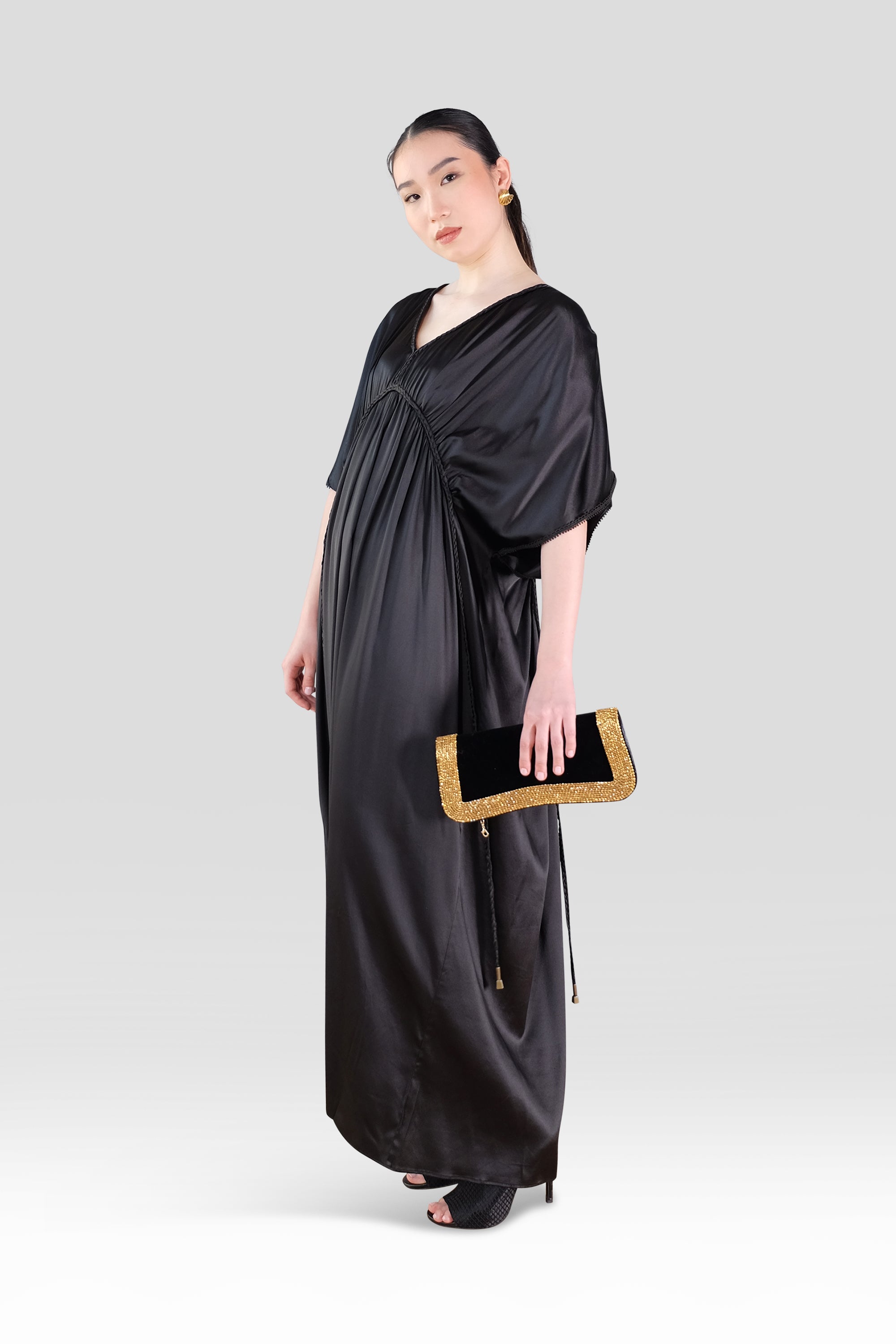 SILK GRECIAN MAXI