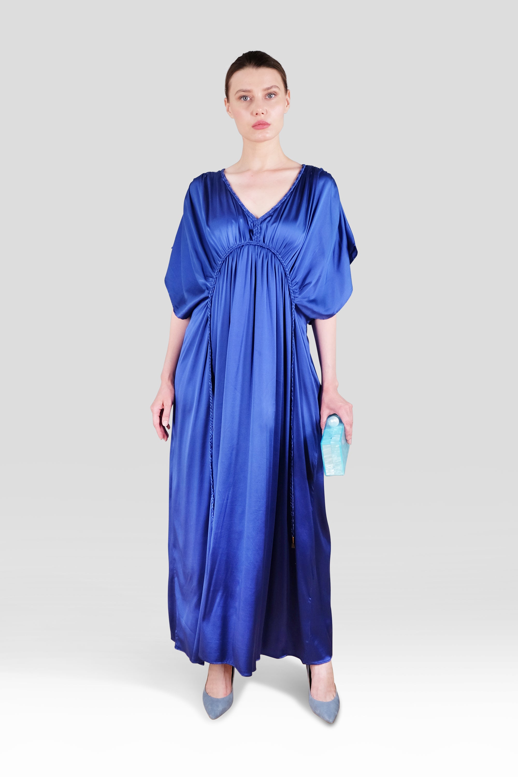 SILK GRECIAN MAXI