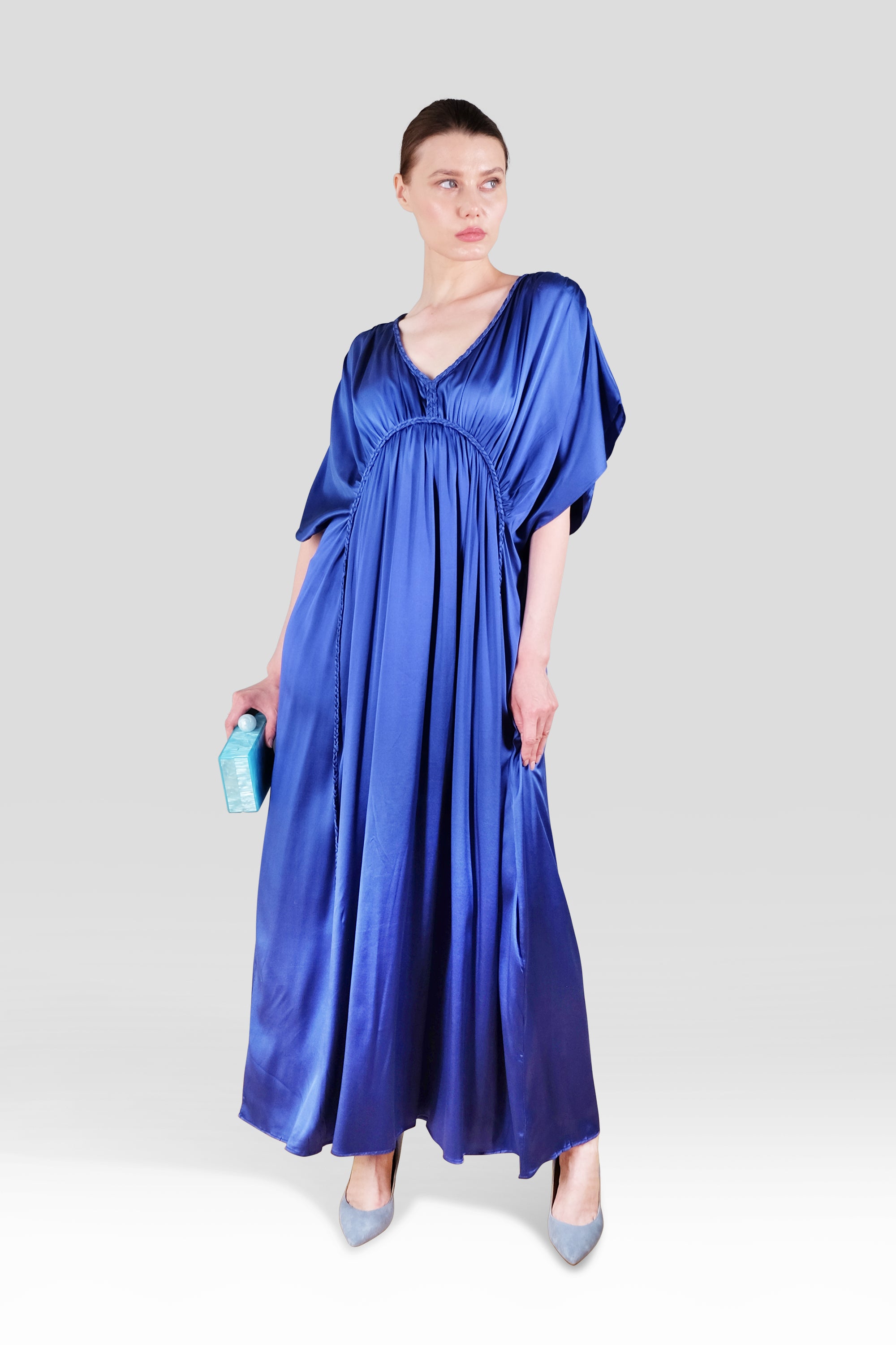 SILK GRECIAN MAXI