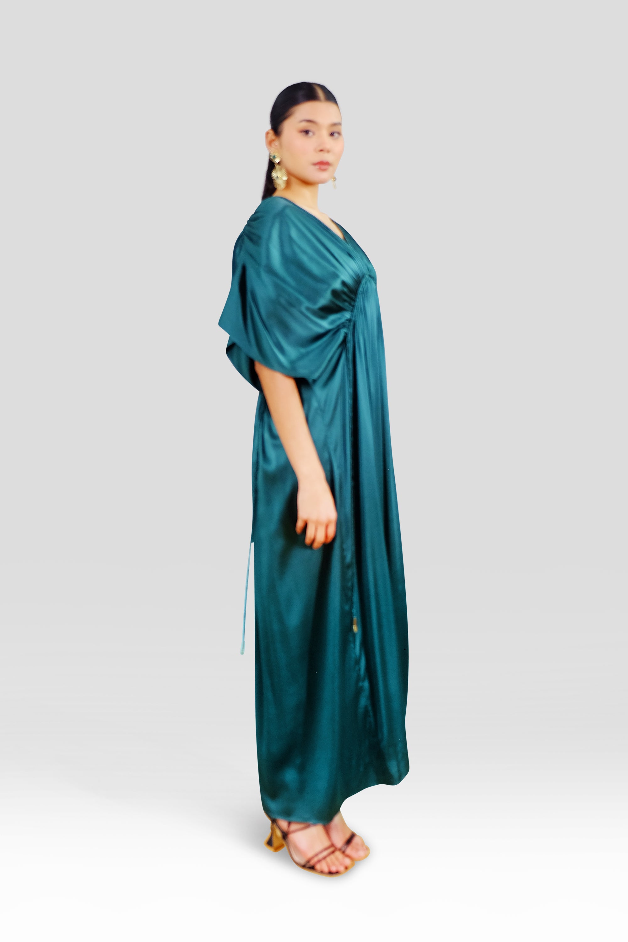 SILK GRECIAN MAXI