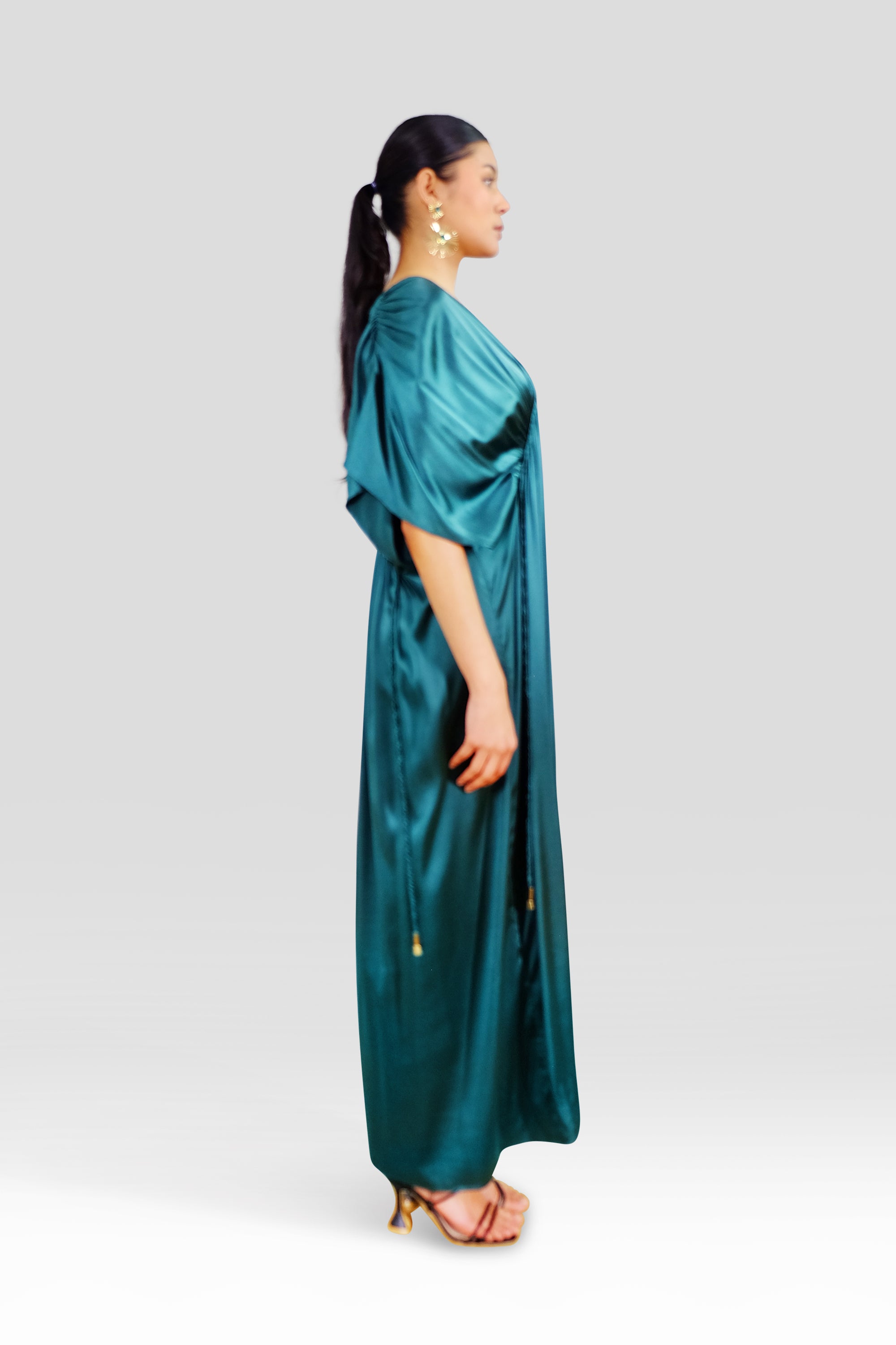 SILK GRECIAN MAXI