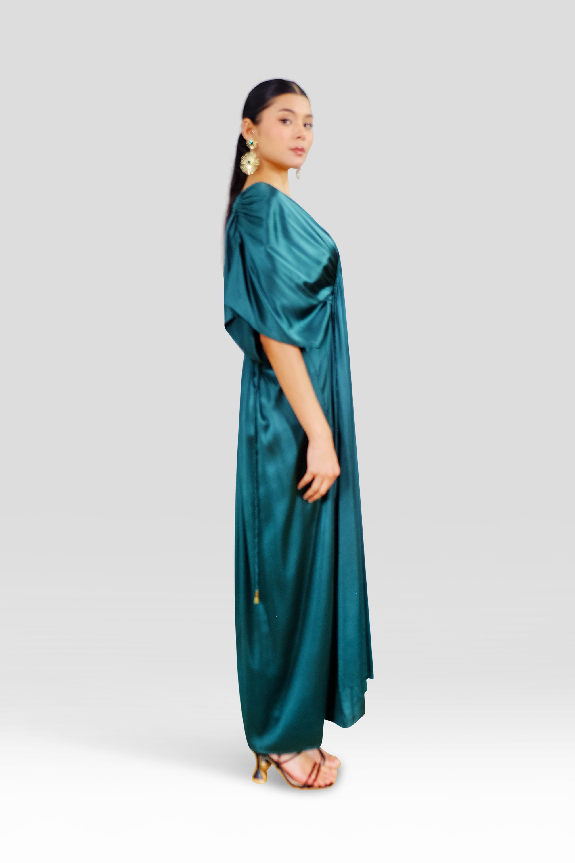 SILK GRECIAN MAXI