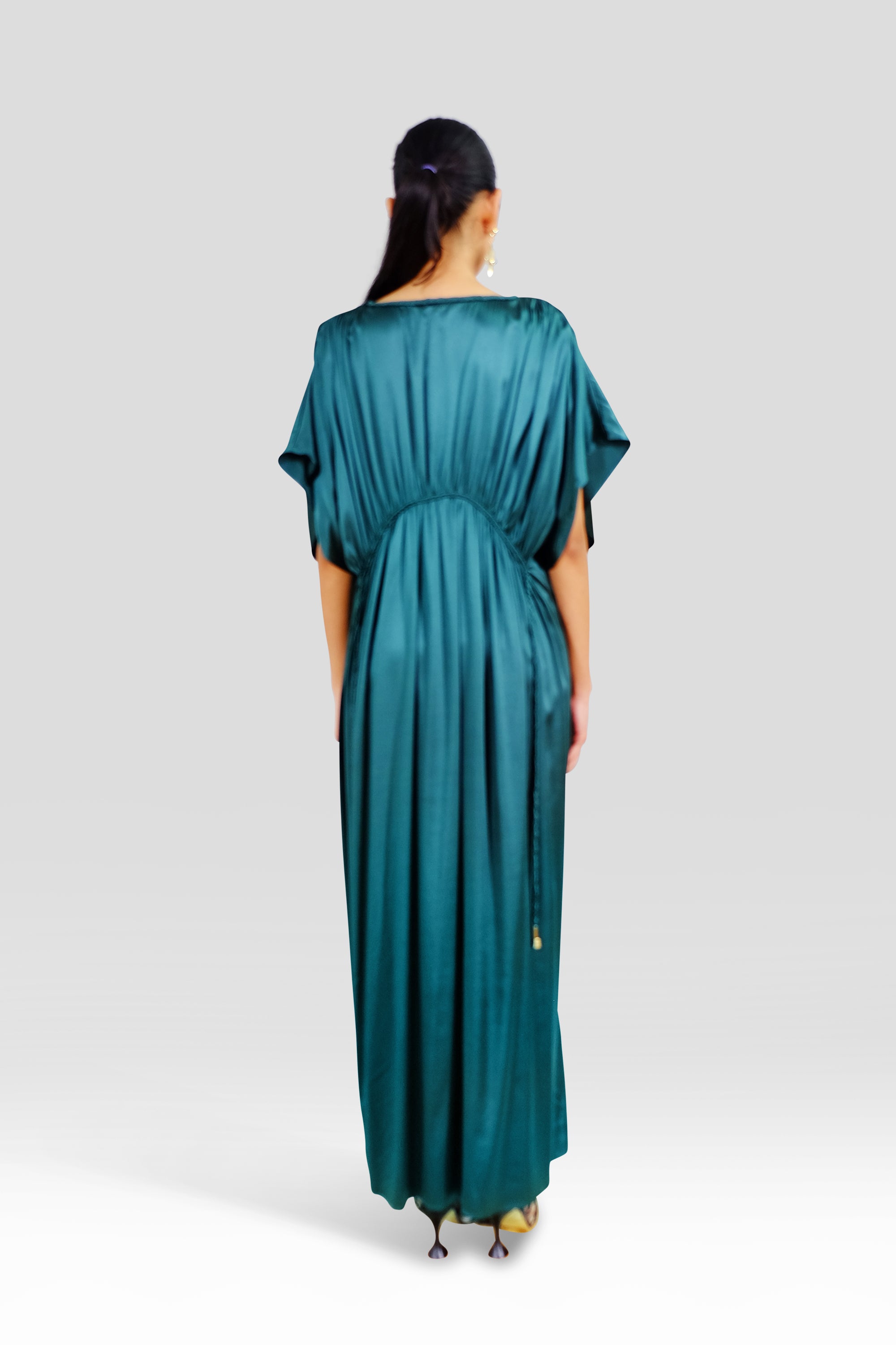 SILK GRECIAN MAXI