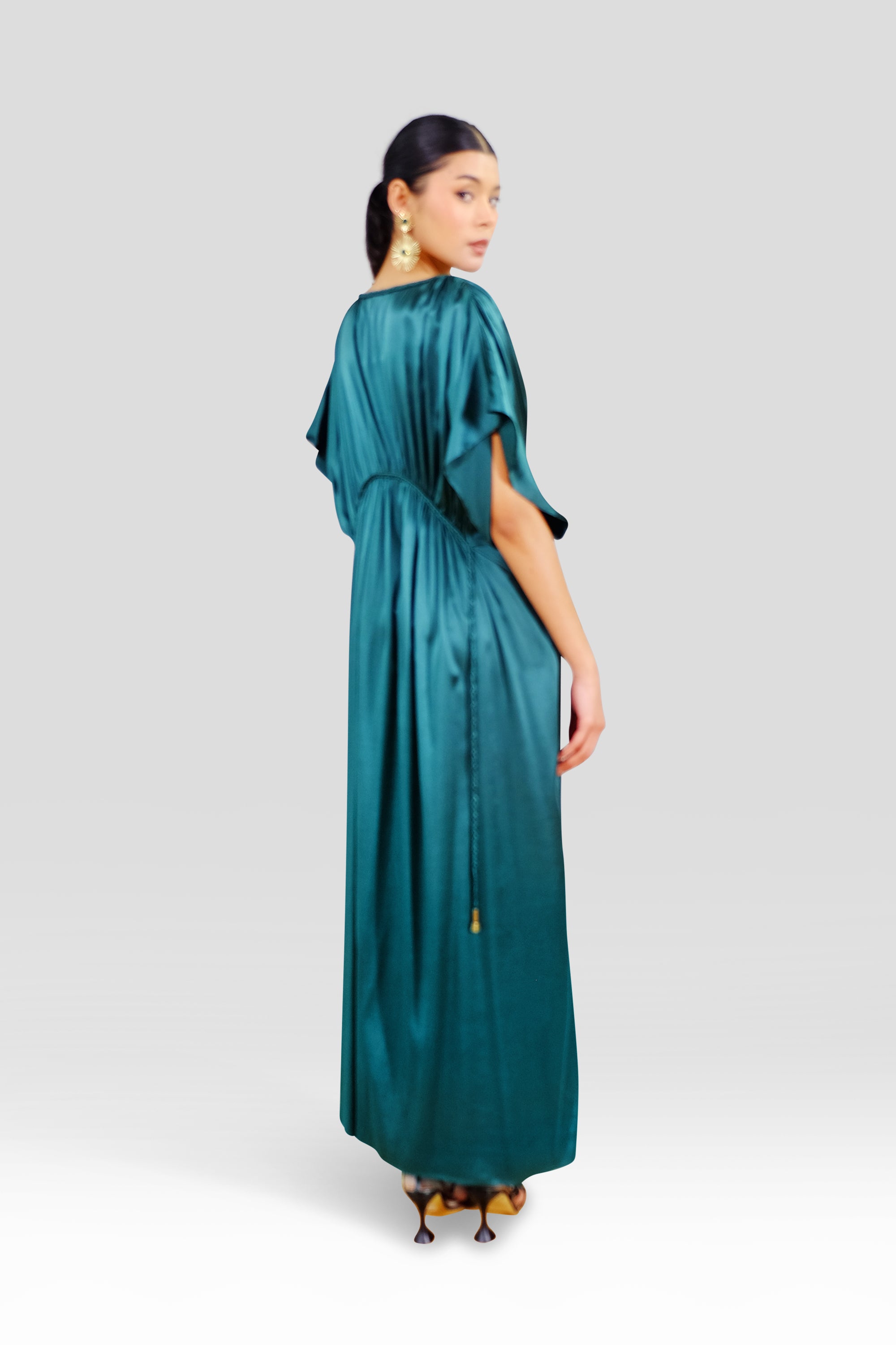 SILK GRECIAN MAXI