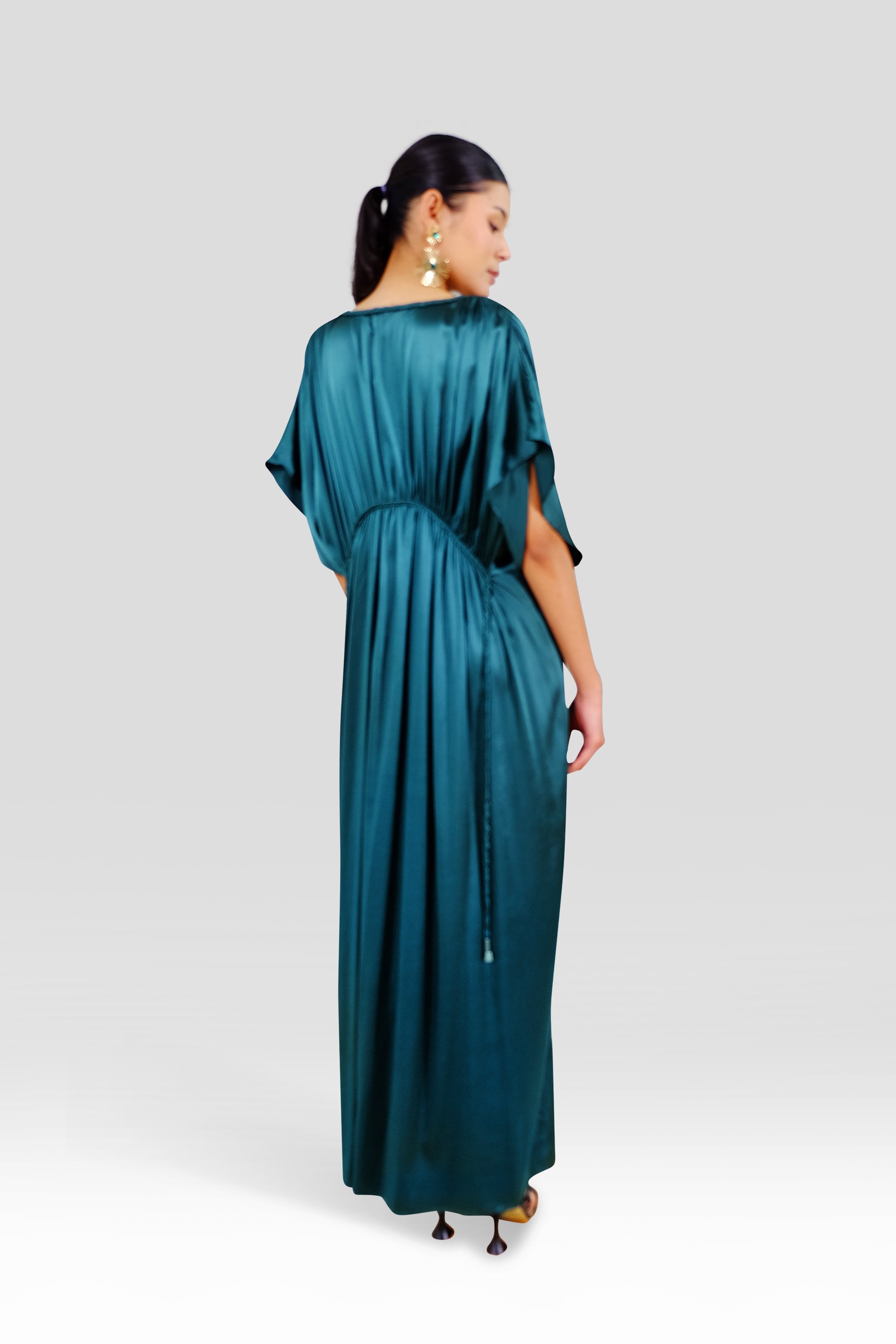 SILK GRECIAN MAXI