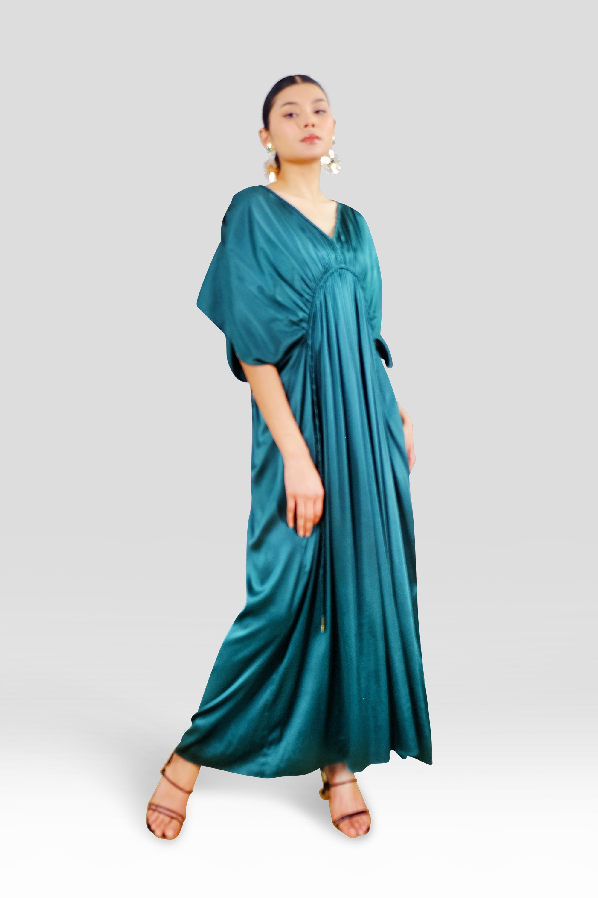 SILK GRECIAN MAXI