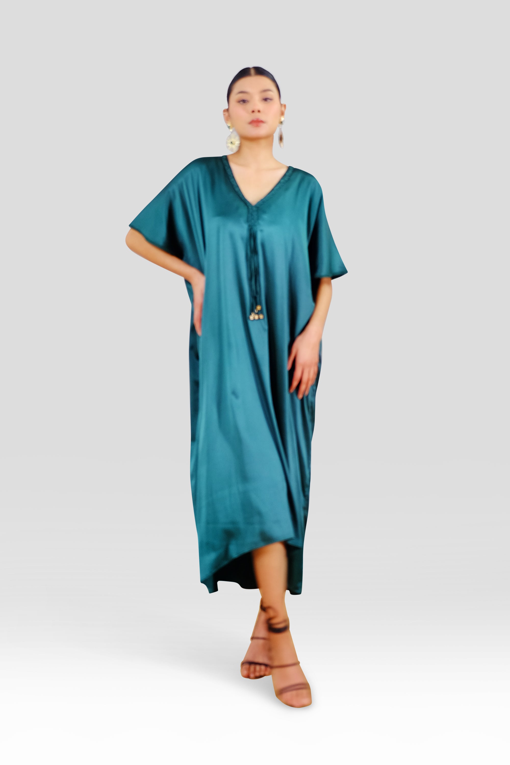 SILK MID LENGTH KAFTAN