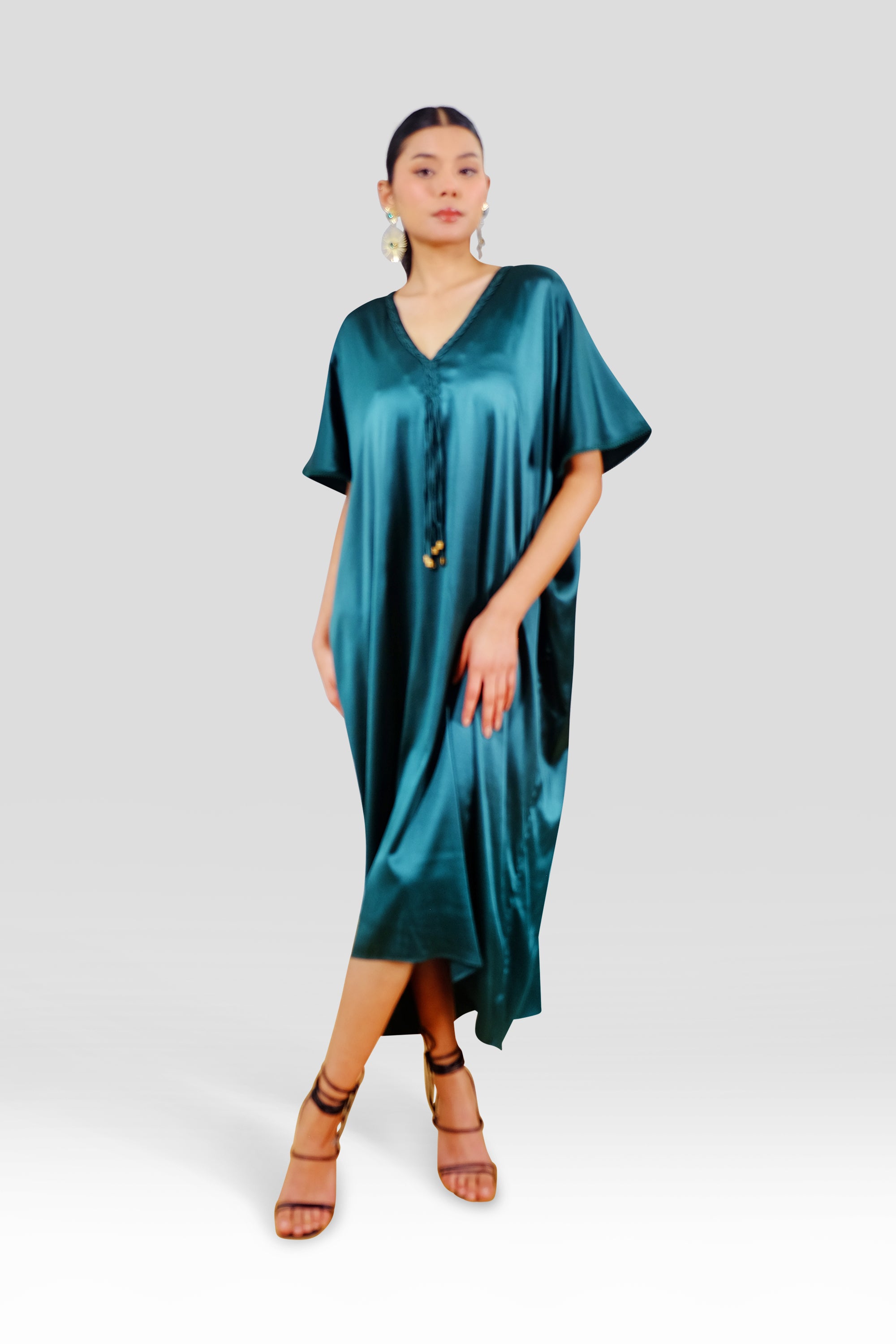 SILK MID LENGTH KAFTAN