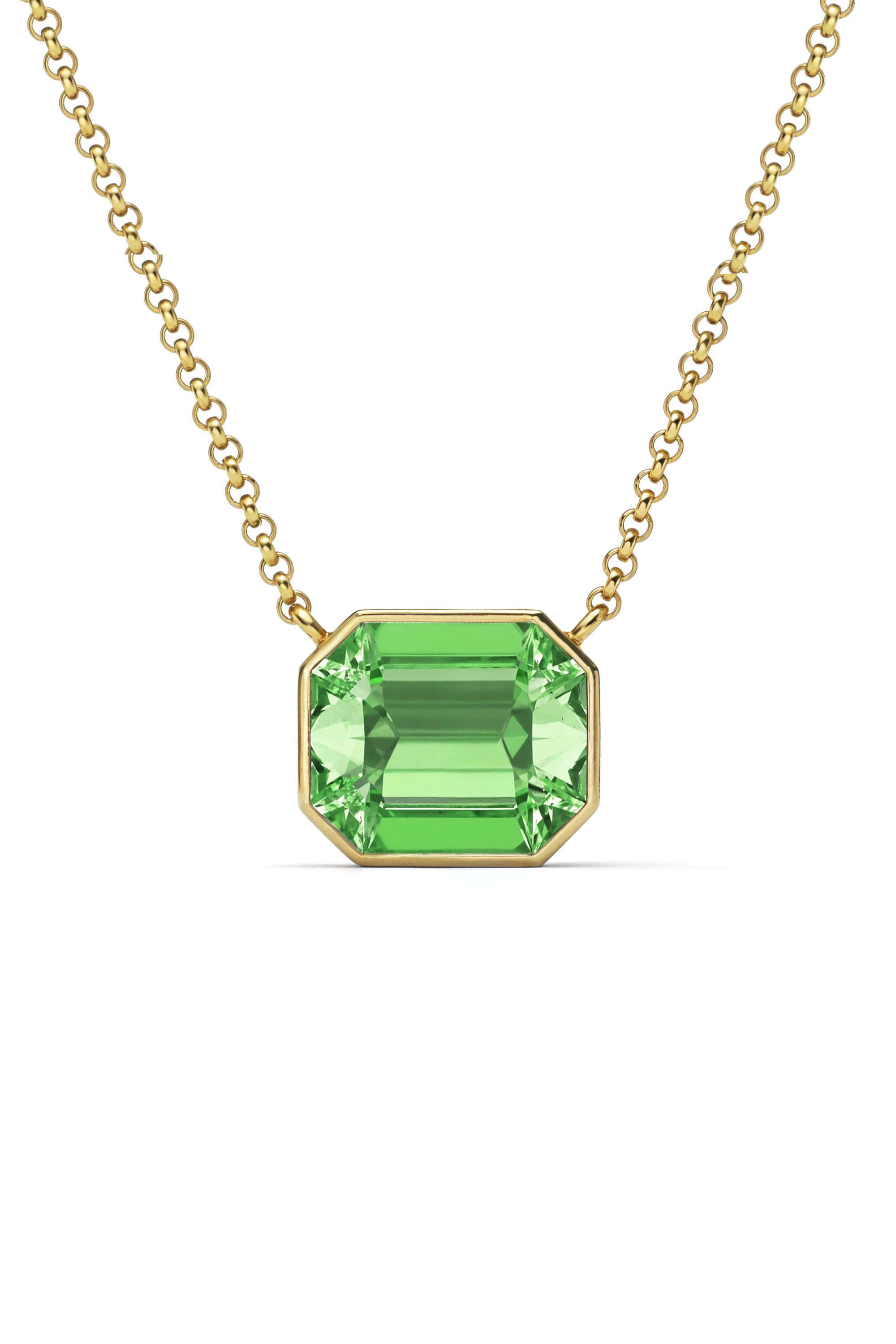 NECKLACE - PERIDOT PENDANT