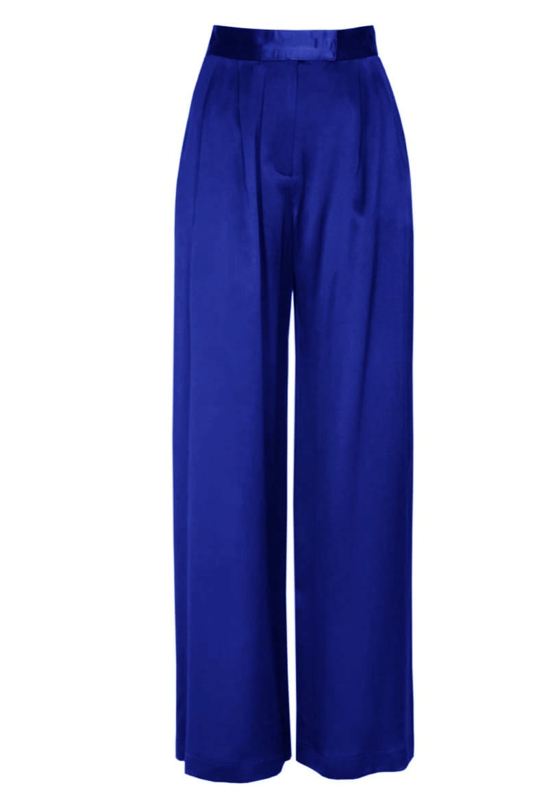 TAILORED SILK TROUSER