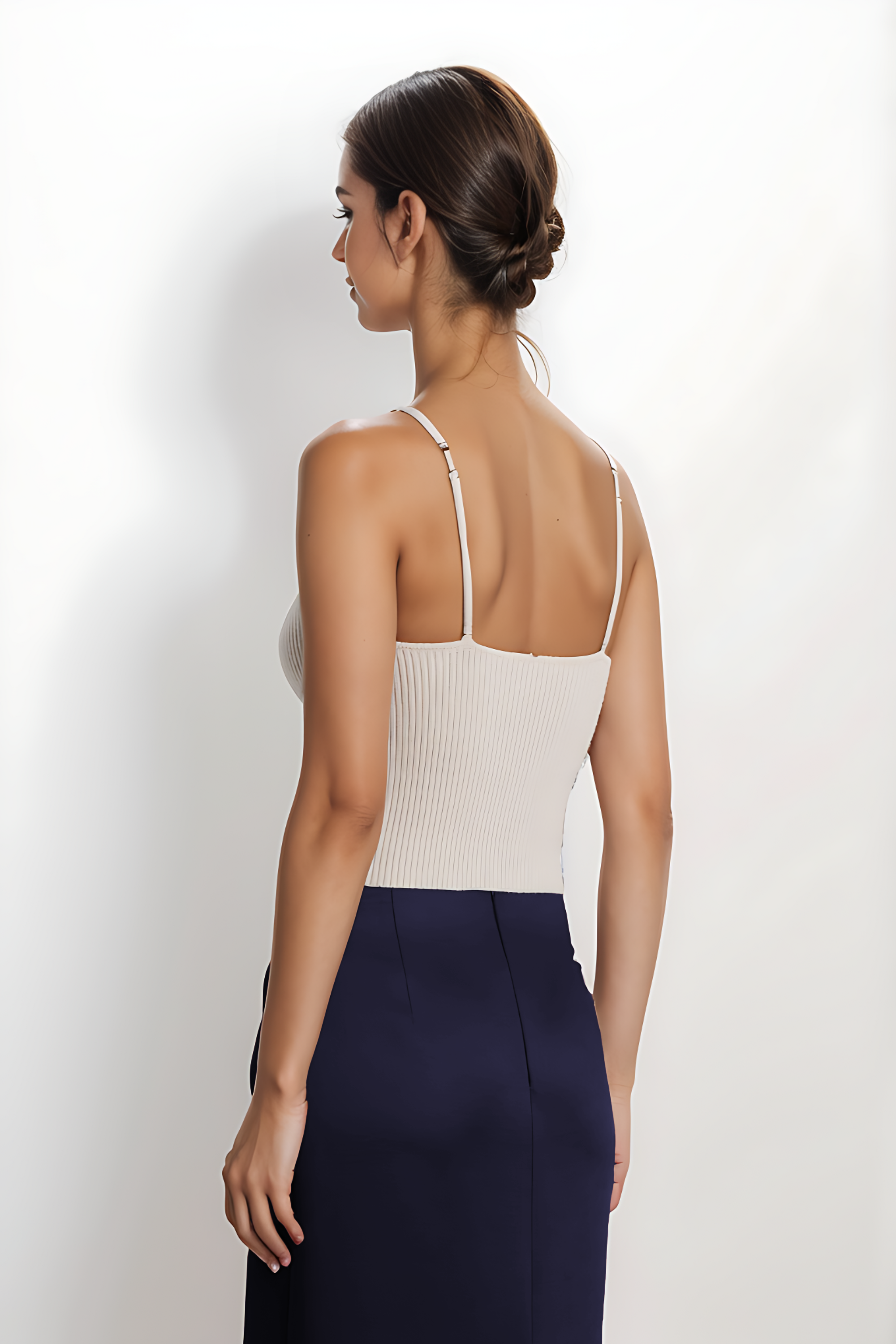 CASHMERE CAMI - WHITE