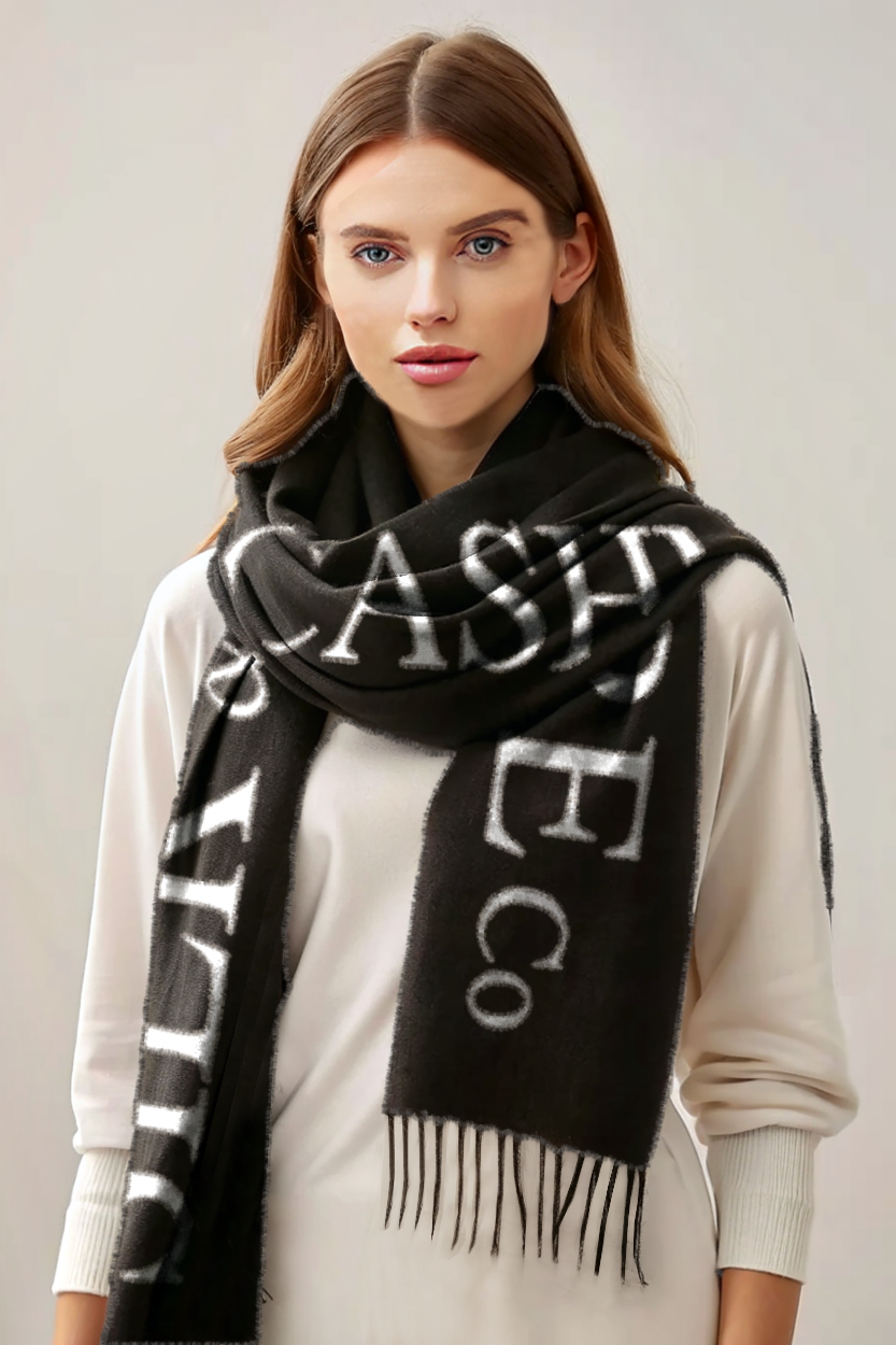 INTARSIA SCARF