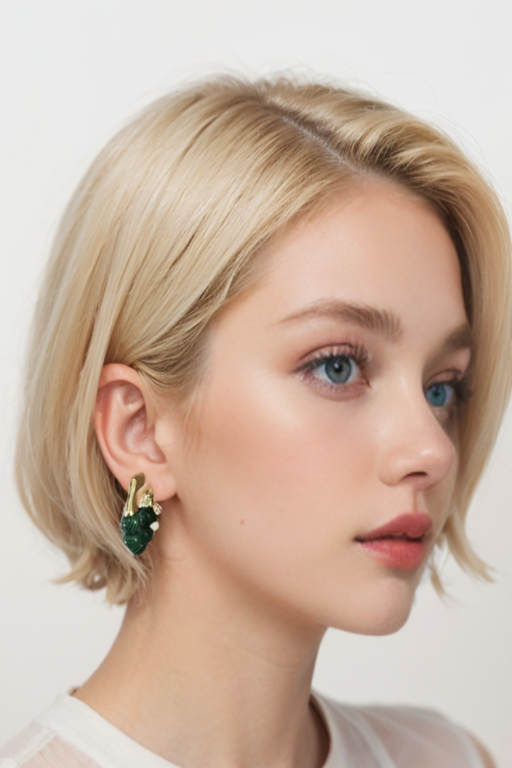 EARRINGS - MIANTI GREEN & GOLD