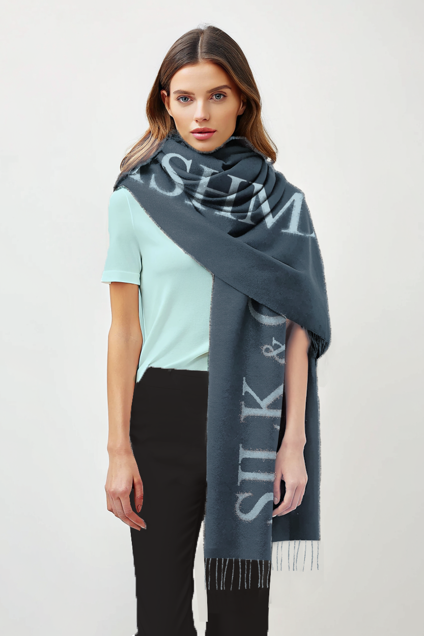 INTARSIA SCARF