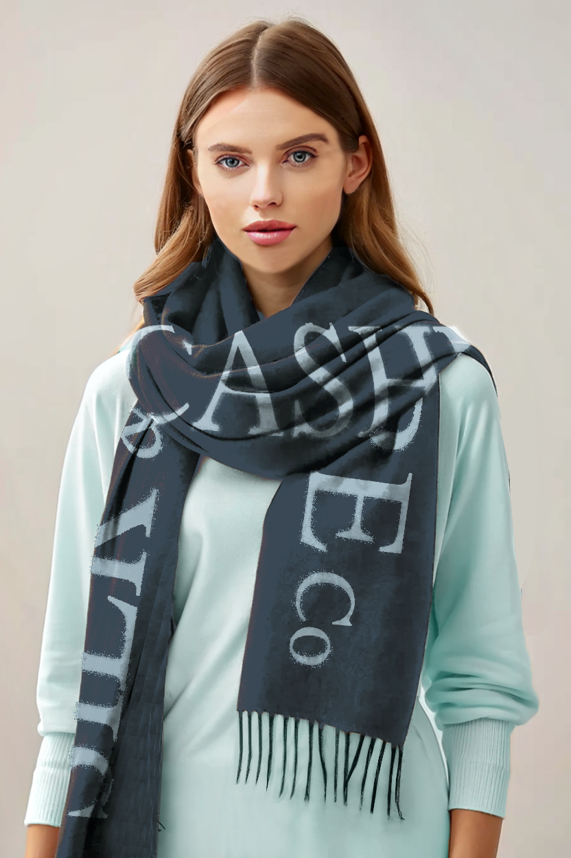 INTARSIA SCARF